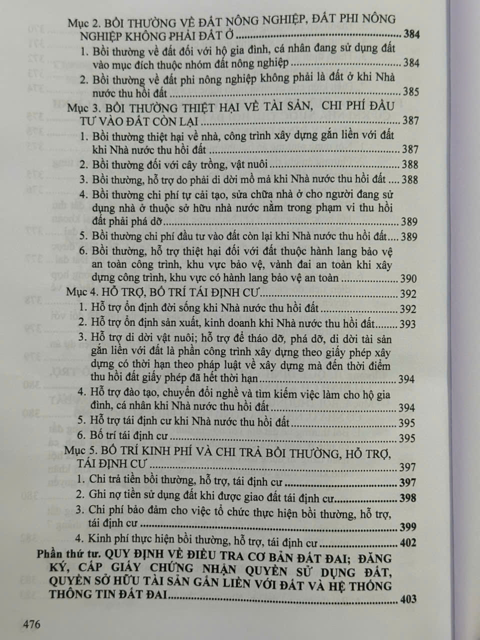 Sách Luật Đất Đai – Quy Định Về Giá Đất, Bồi Thường, Hỗ Trợ, Tái Định Cư Khi Nhà Nước Thu Hồi Đất