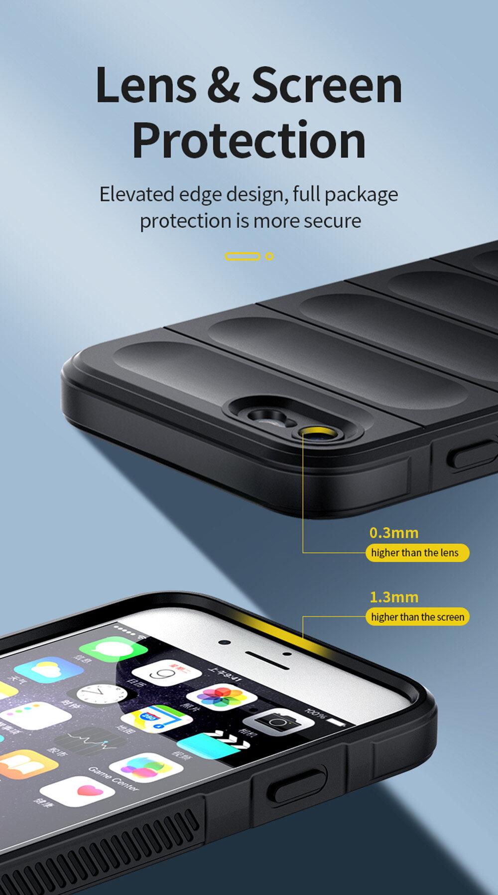 Ốp lưng cho iPhone 6 6s 7 8 Plus SE2 SE3 Mềm Chống Sốc kiểu Insta Chống Trượt Bảo Vệ Toàn Diện
