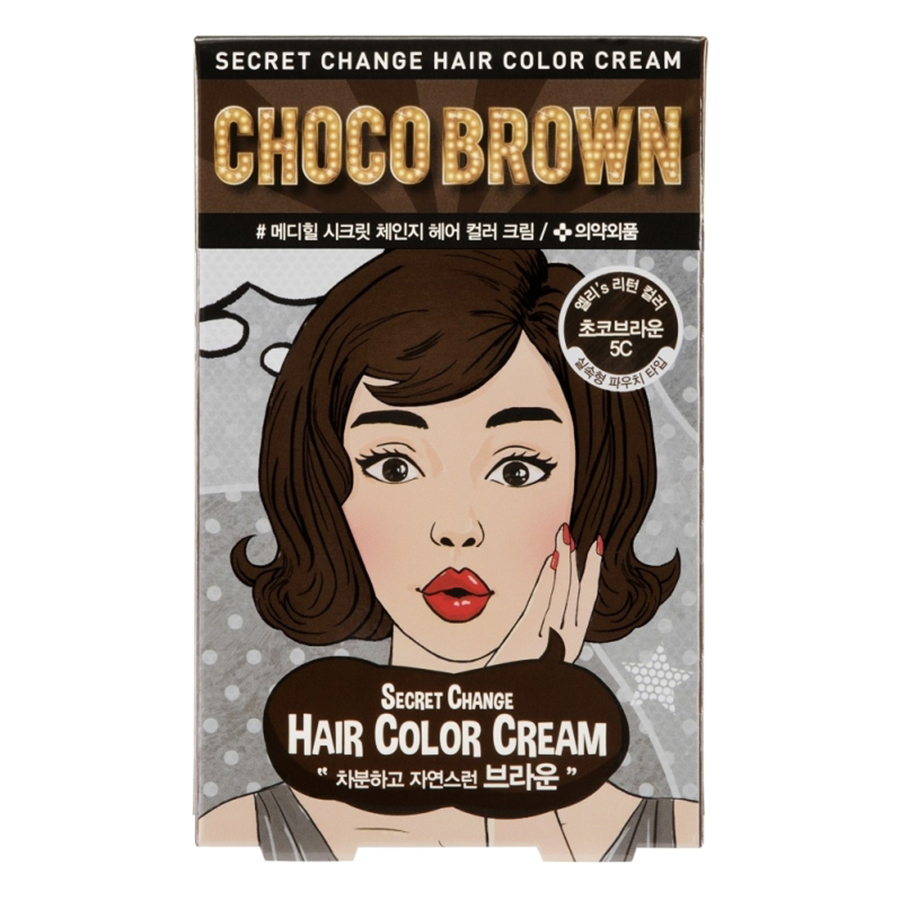 Thuốc Nhuộm Dưỡng Tóc Mediheal Secret Change Hair Color Cream (90ml)