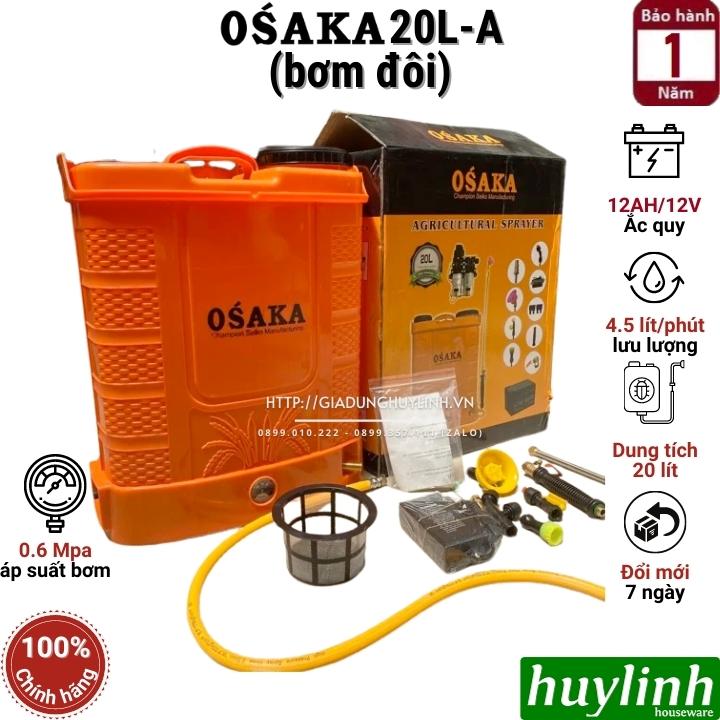 Bình xịt điện phun thuốc trừ sâu Osaka 20 lít  -  - Hàng chính hãng