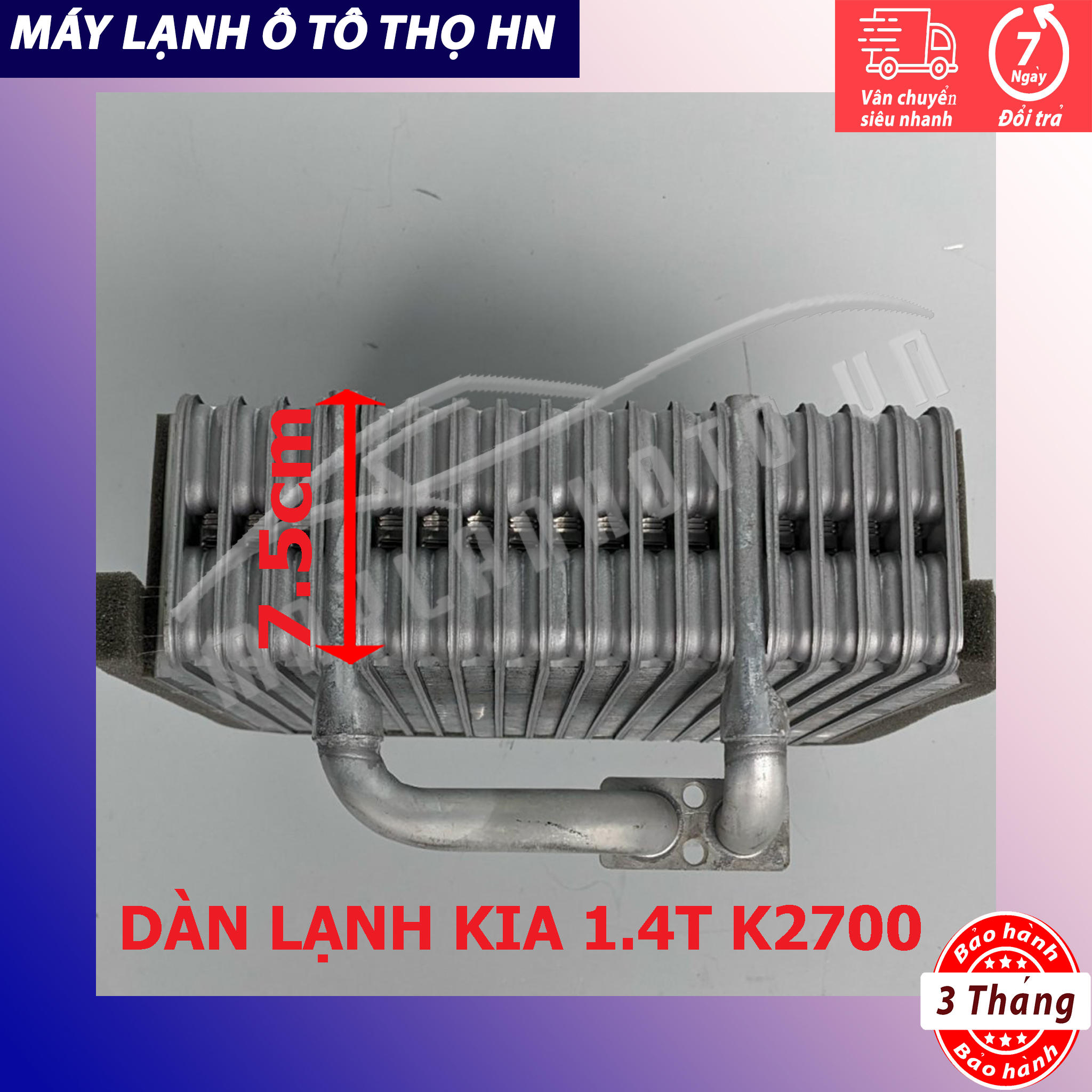 Dàn  lạnh Kia 1,4 tấn K2700 - K3000  Hàng xịn Thái Lan
