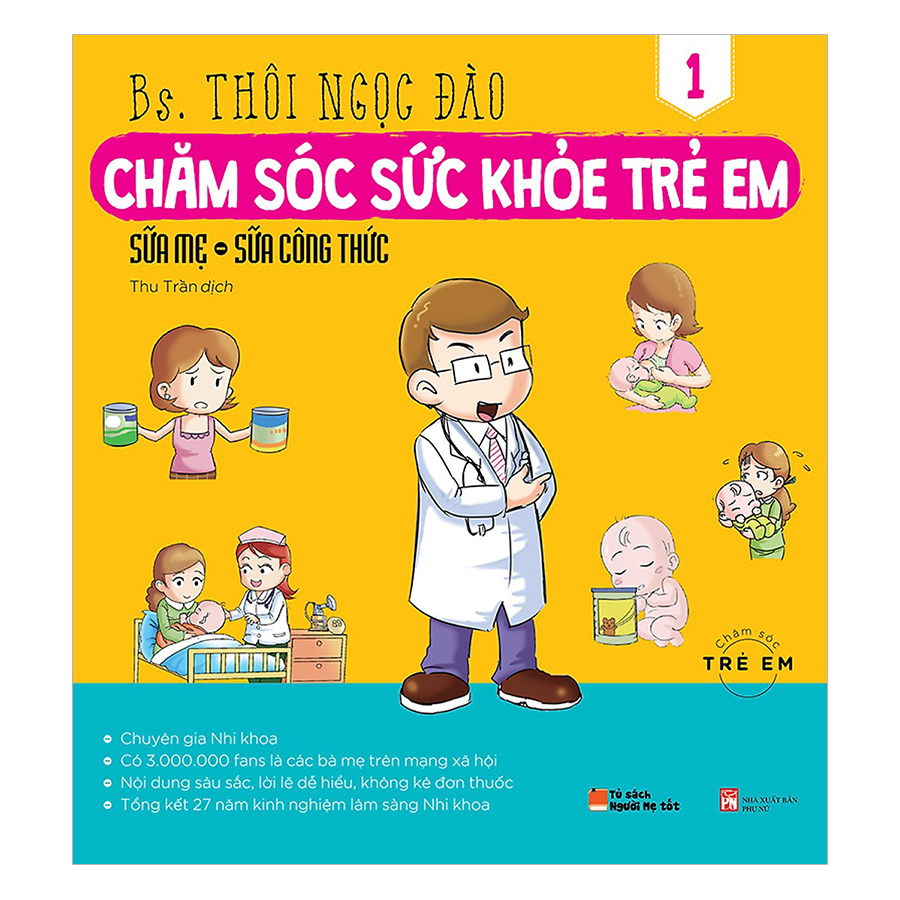 Combo Chăm Sóc Sức Khỏe Trẻ Em (8 Cuốn)