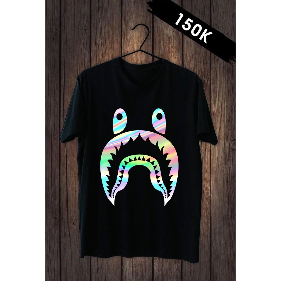 Áo Tay Lỡ Unisex Phản Quang Đa Sắc Form Rộng Vải Mịn Đủ size