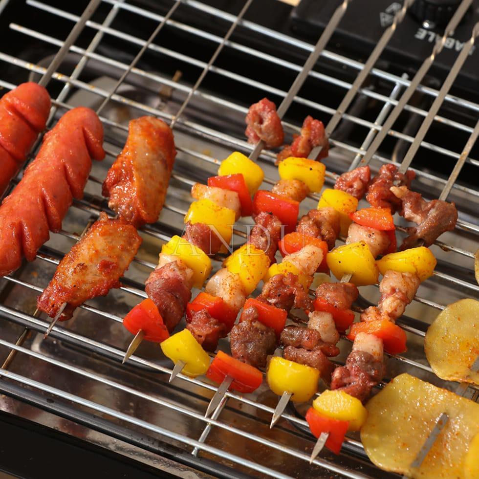 Bếp nướng điện không khói BBQ có khay đựng dầu mỡ, Bếp nướng mini tháo lắp dễ dàng, an toàn, tiện lợi