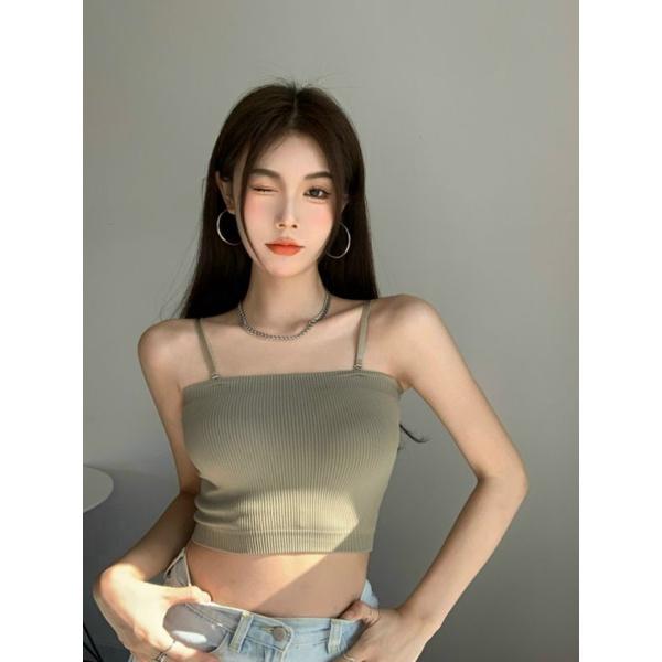 Siêu phẩm áo bra quây ngang 2 dây cropp top xinh quá đỉnh luôn nè