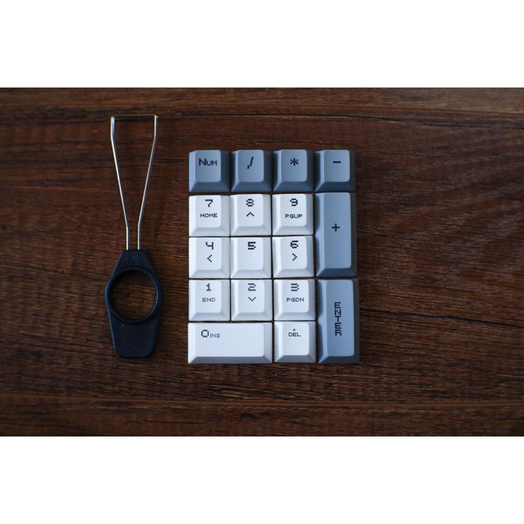 Keycap RETRO 8 BIT Thick PBT Dyesub 114 Phím Cherry Profile Cho Bàn Phím Cơ