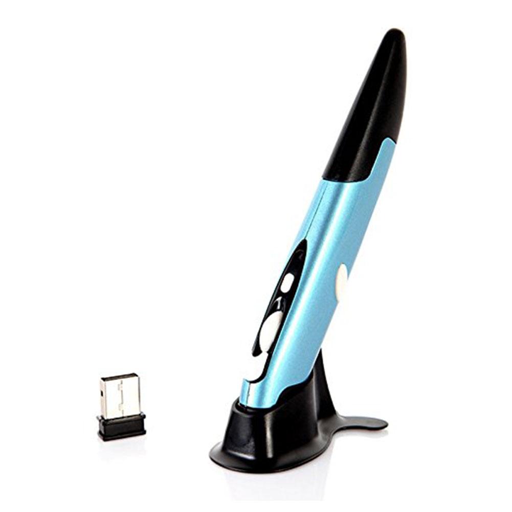 Mới Mini USB 2.4GHz Không Dây Chuột Quang Bút Chuột Có Thể Điều Chỉnh 500 / 1000DPI Cho Laptop Máy Tính Để Bàn Máy Tính thiết Bị Ngoại Vi
