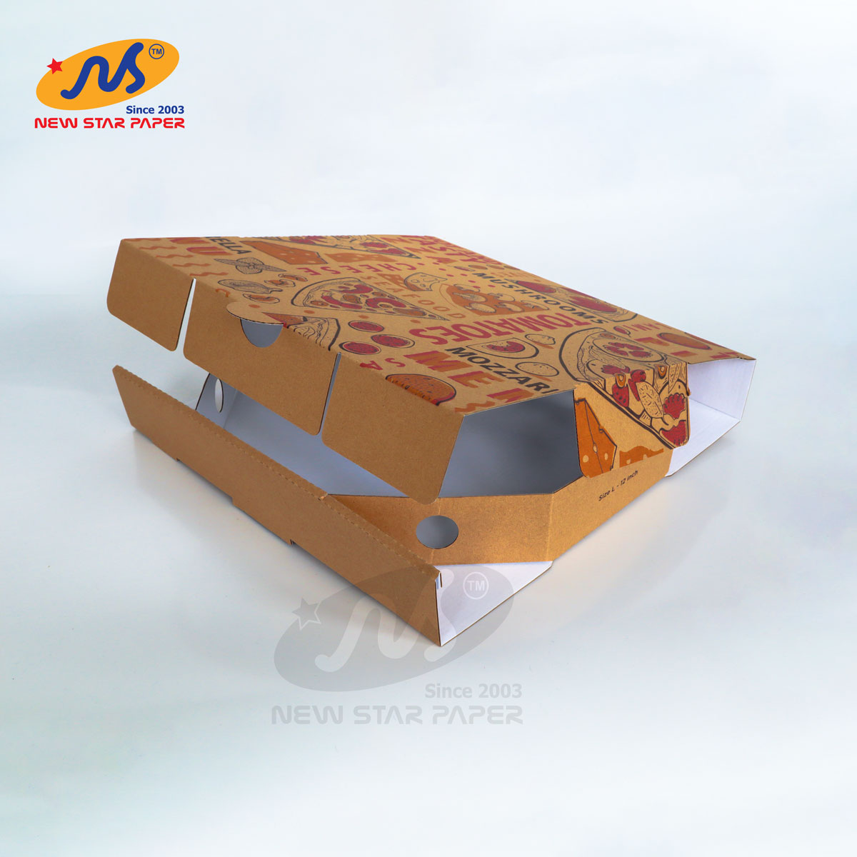 Size L - 32x32x5cm - Combo 10 hộp giấy pizza