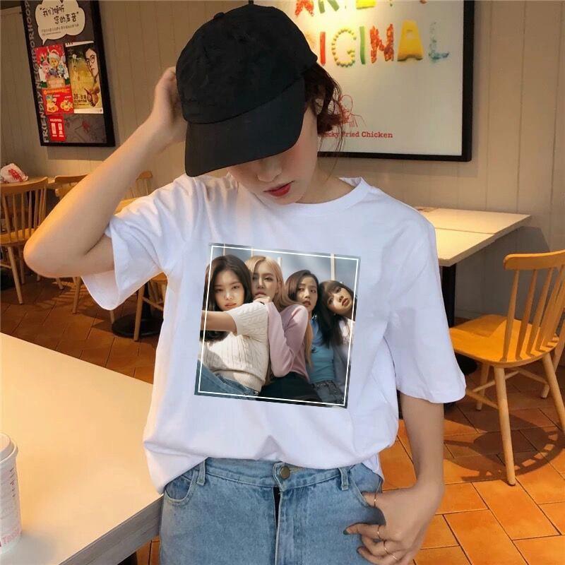 Áo blackpink áo phông in hình cute
