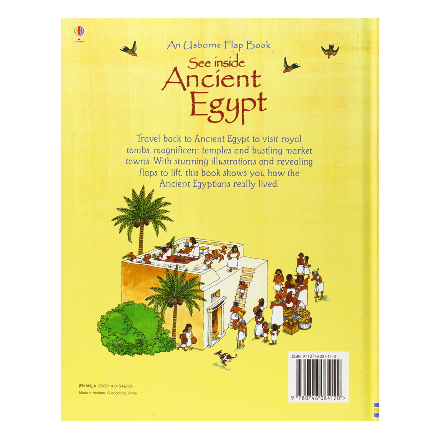 Sách tương tác tiếng Anh - Usborne See Inside Ancient Egypt