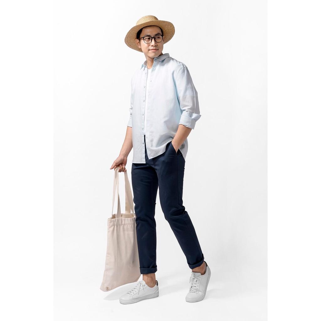 Áo sơ mi nam LINEN x COTTON tay dài 5 màu 10S21SHL006 - Shop LASTORE