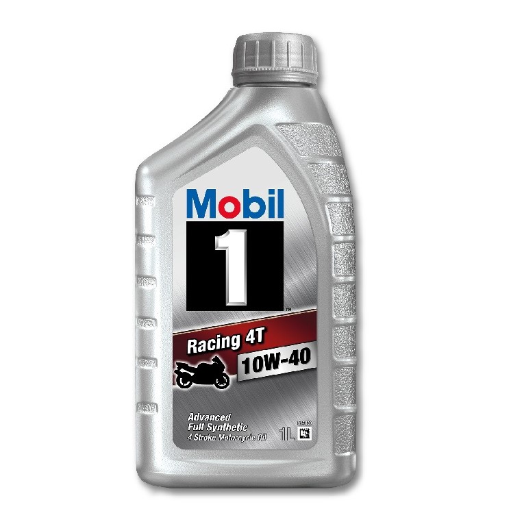 Nhớt Mobil 1 Racing 4T 10W40 1L cho xe số, xe côn tay, xe phân khối lớn (900000)