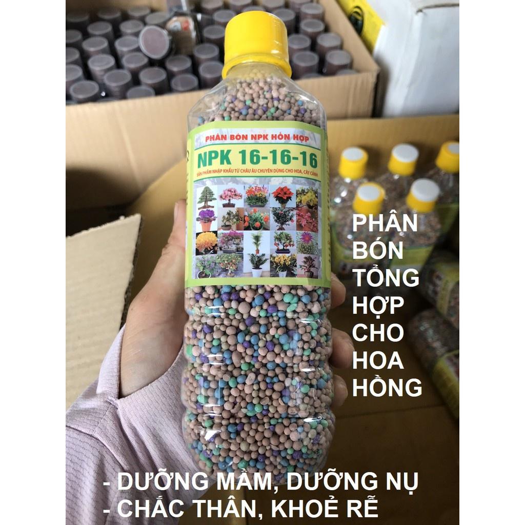 PHÂN BÓN NPK 16 + 16 + 16+TE (PHÂN BÓN CHUYÊN DÙNG CHO HOA CÂY CẢNH) 500g