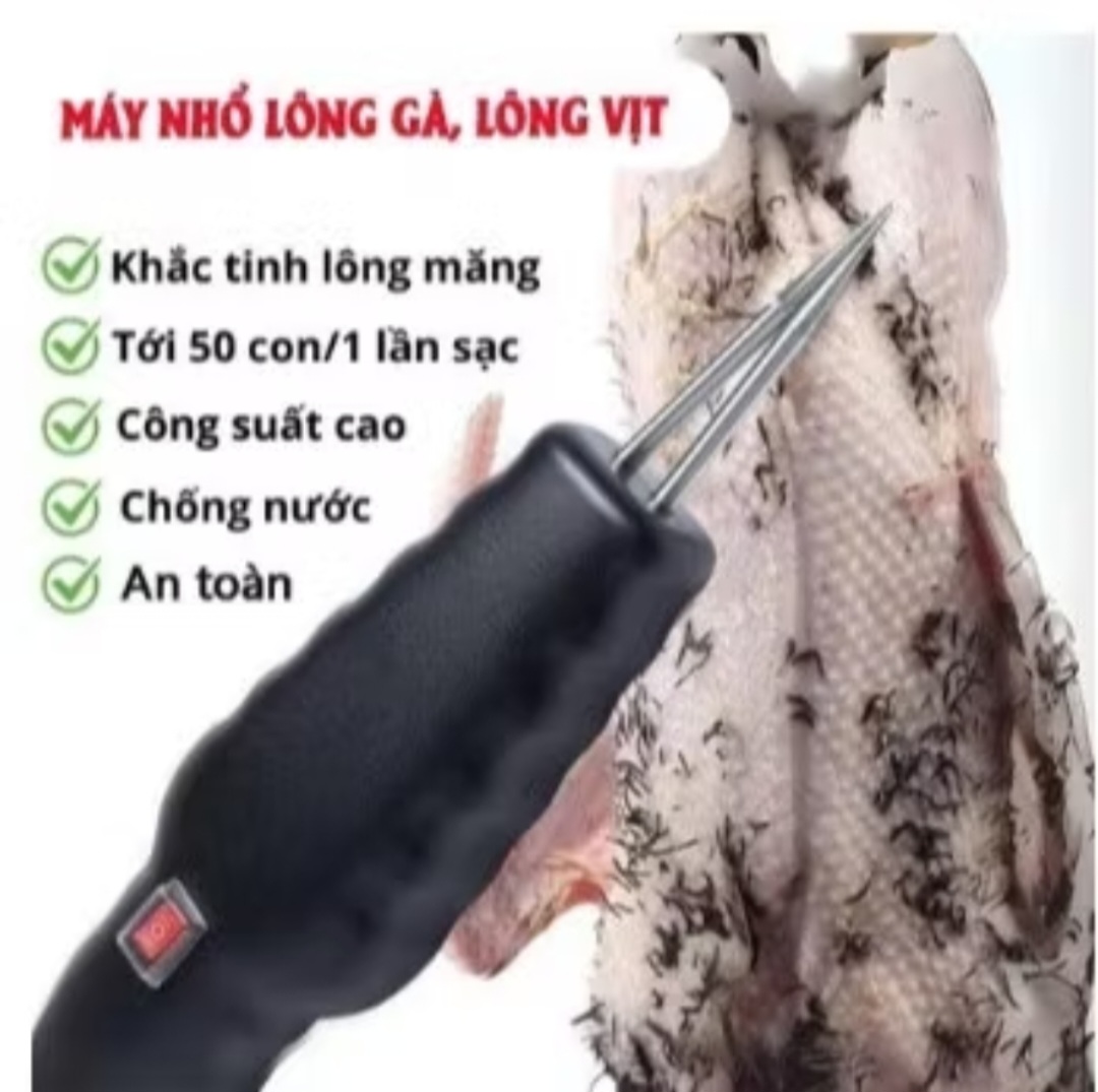 MÁY NHỔ VẶT LÀM SẠCH HẾT LÔNG VỊT LÔNG GÀ LÔNG LỢN CẦM TAY QUÁ THUẬN TIỆN CHO MỌI GIA ĐÌNH