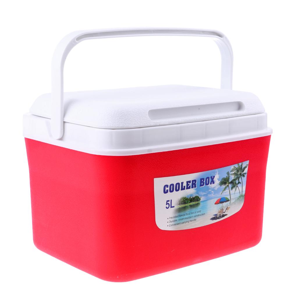 Camping Outdoor Drinks Food Cooler Box Car Ice Bucket with Handle