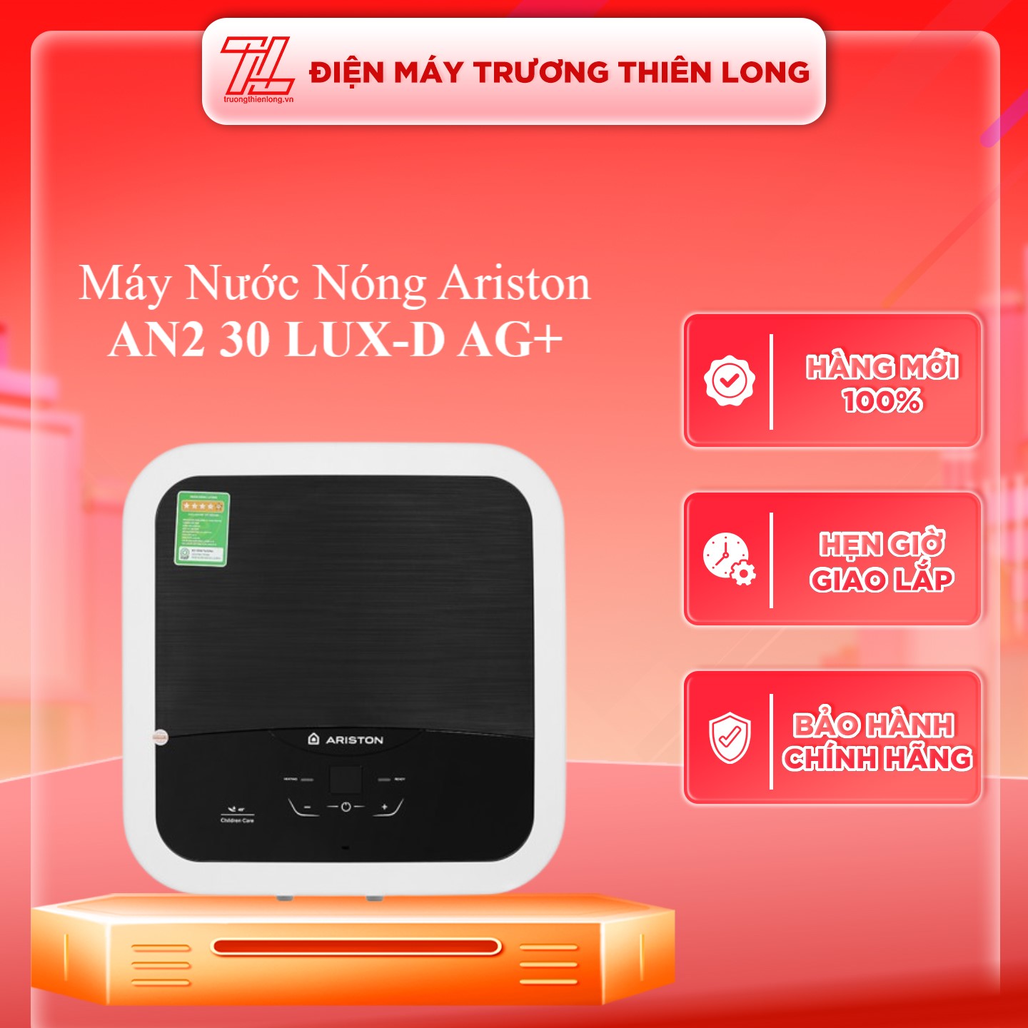 Máy nước nóng gián tiếp 30 lít Ariston AN2 30 LUX-D AG+