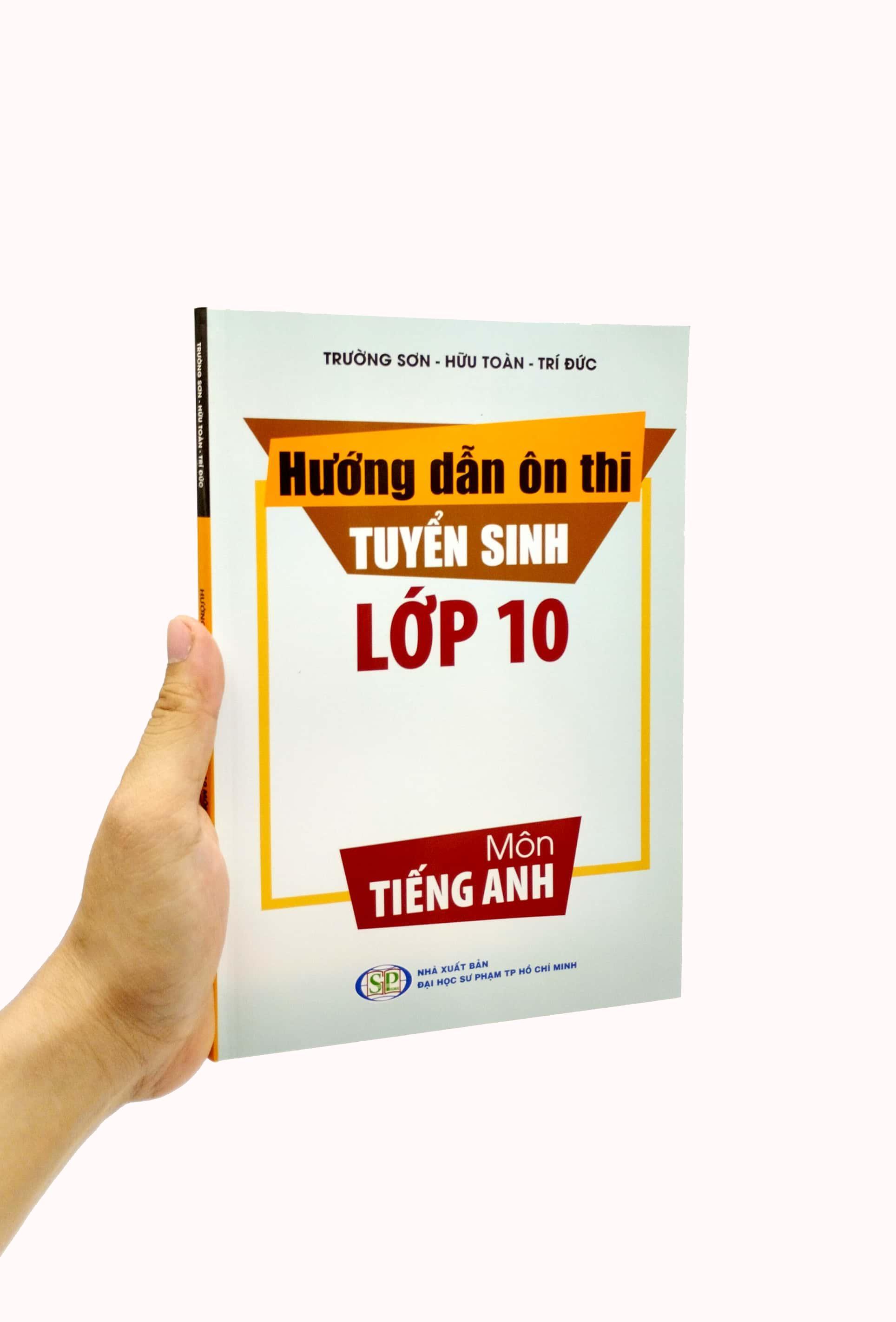 Sách - Sách Hướng Dẫn Ôn Thi Tuyển Sinh Lớp 10 - Môn Tiếng Anh