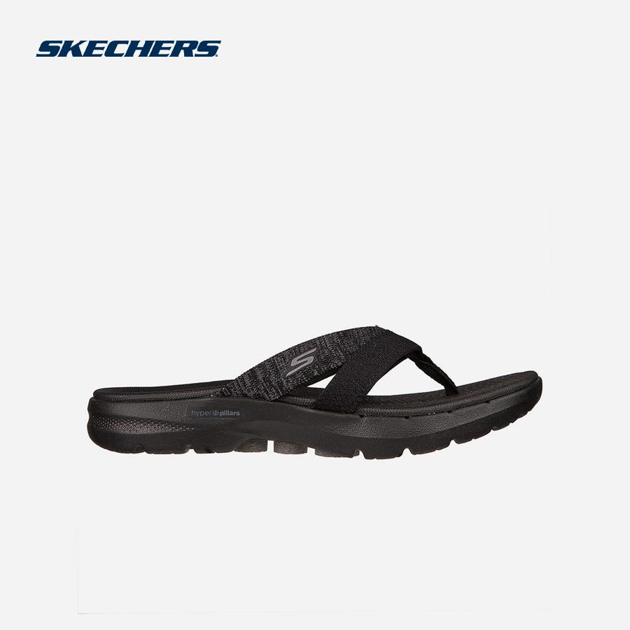 Dép xỏ ngón nữ Skechers Go Walk 6 - Poise - 141010-BKGY