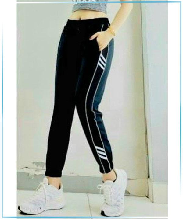 Quần Jogger 2 túi tập gym, yoga, đi chơi cho nữ - Đen