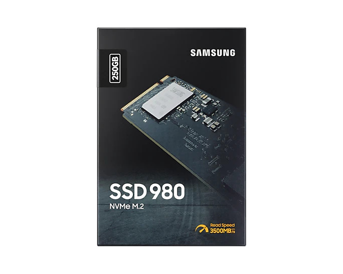 Ổ cứng SSD Samsung 980 M.2 PCIe NVMe 2280 3.0 Tốc Độ Tối Đa 3500MB/s Dung Lượng 250GB/ 500GB/ 1TB  chính hãng