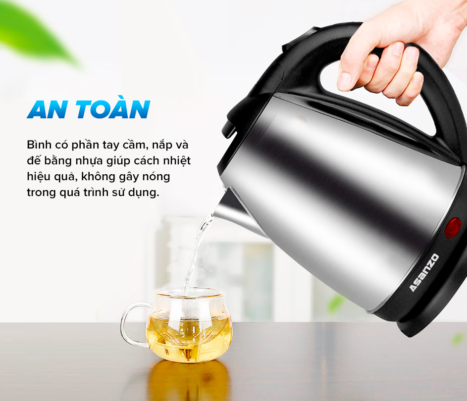 Bình Đun Siêu Tốc INOX 1.8L SK1800 - Hàng chính hãng