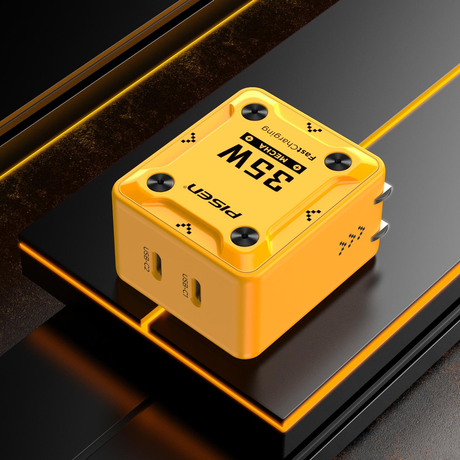 Sạc Nhanh Pisen Quick - Mecha GaNUltra 2C - Pisen PD35W