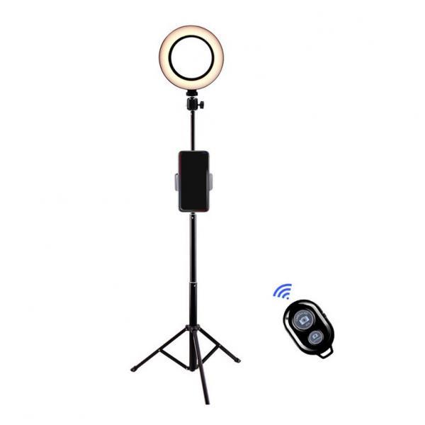 1pc Ring Fill Light Phone Holder Circle Light Foldable, Mini for Video Photography B
