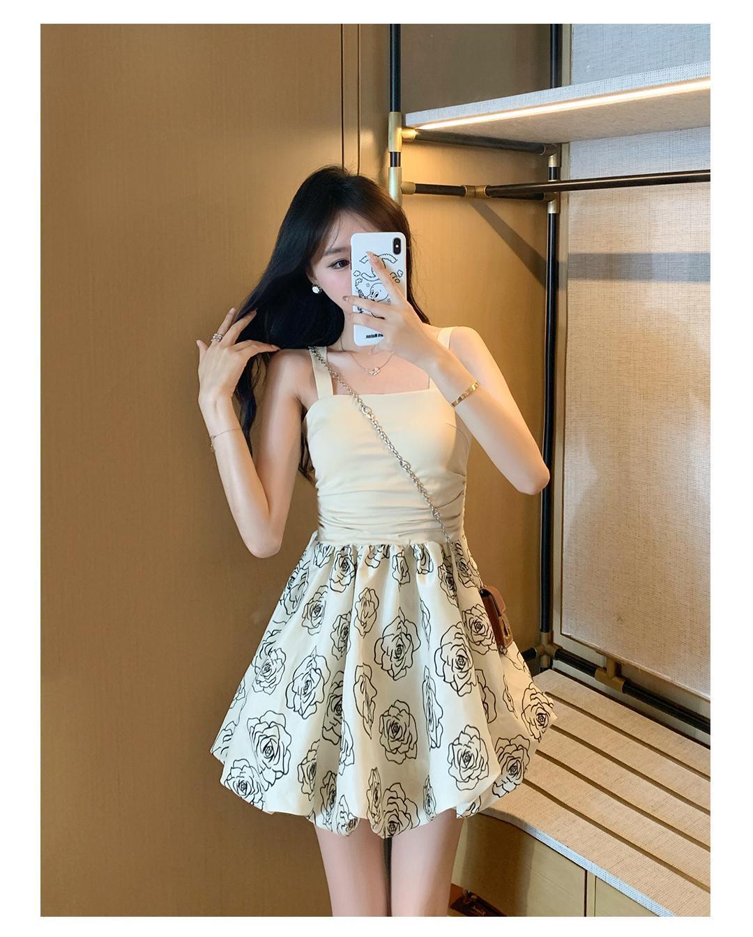 TOBE1SHOP Váy cổ điển kiểu Pháp, váy thiết kế mùa hè, váy ngắn cổ tích.