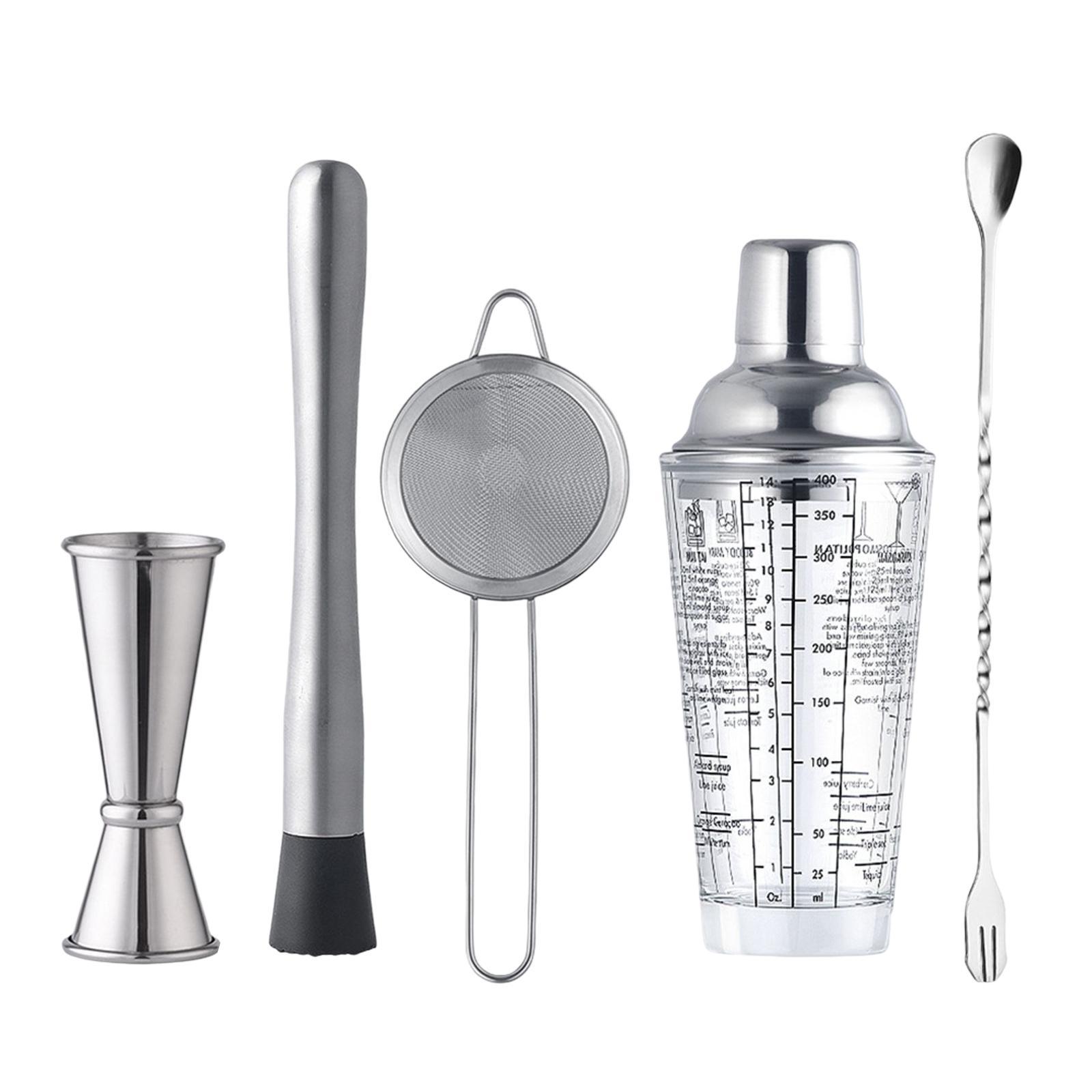 Cocktail shaker Drink Mixing Cold Resistance clear for Home A