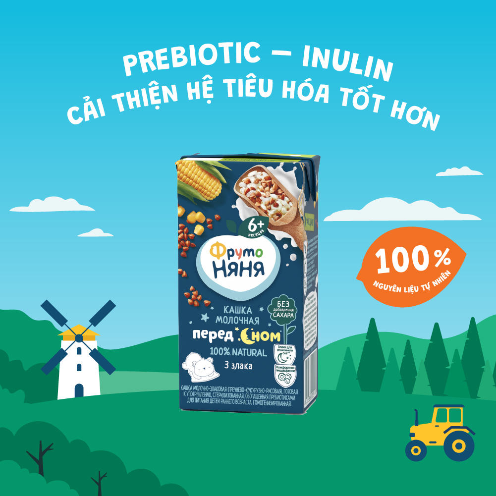 Combo 6 Hộp Sữa đêm ngũ cốc Fruto Nyanya 200ml