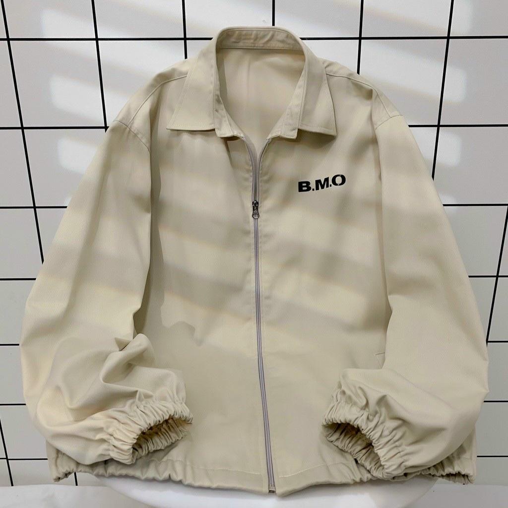 Áo Khoác Jacket Form Rộng BMO Phong Cách Ulzzang - Áo khoác Unisex, Vải kaki lót dù . Phong cách ulzzang , unisex nam nữ