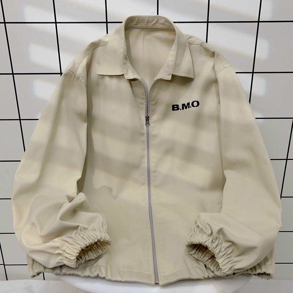 Áo Khoác Jacket Form Rộng BMO Phong Cách Ulzzang  - Áo khoác Unisex, Vải kaki lót dù . Phong cách ulzzang , unisex nam nữ