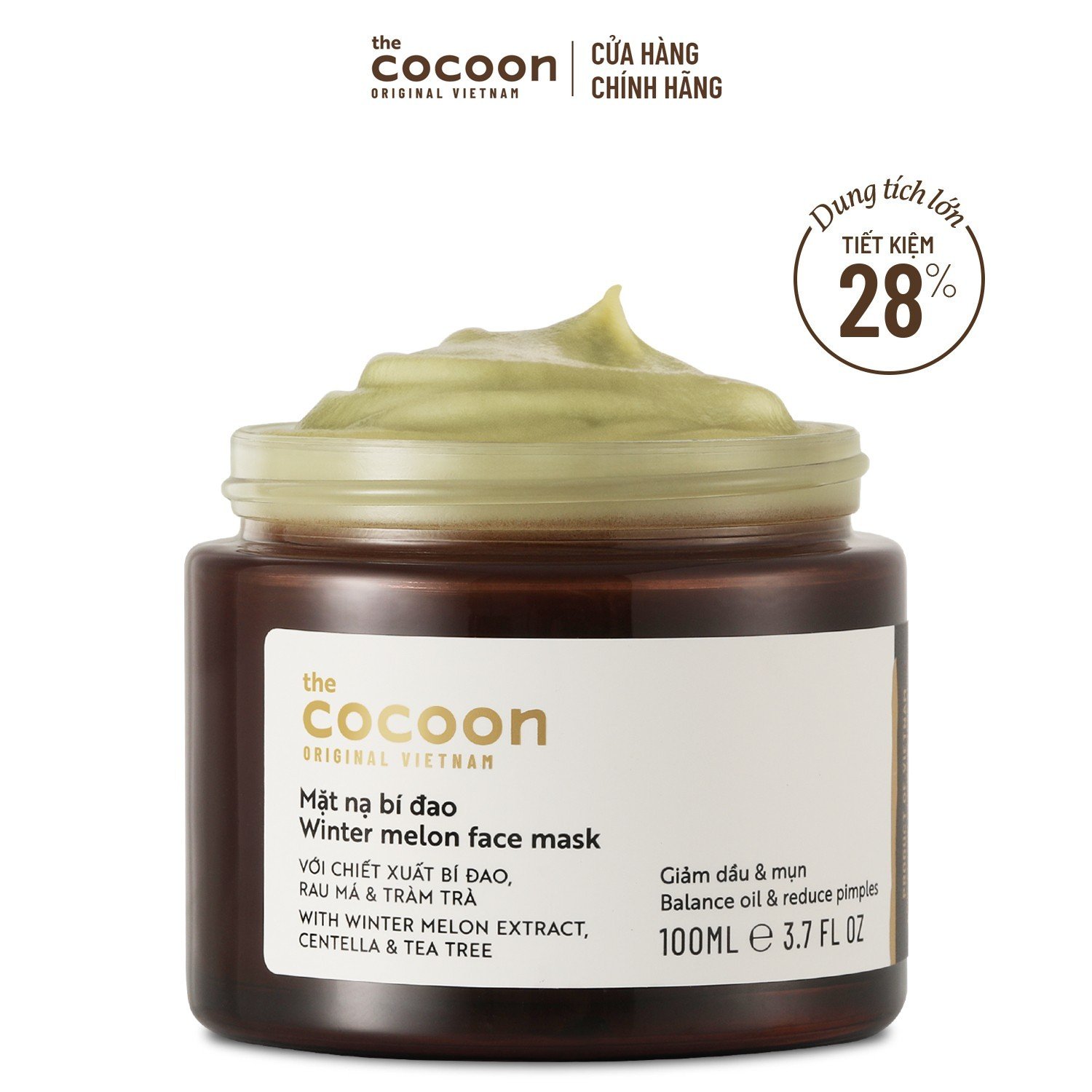 Mặt Nạ Bí Đao Bigsize Cocoon 100Ml