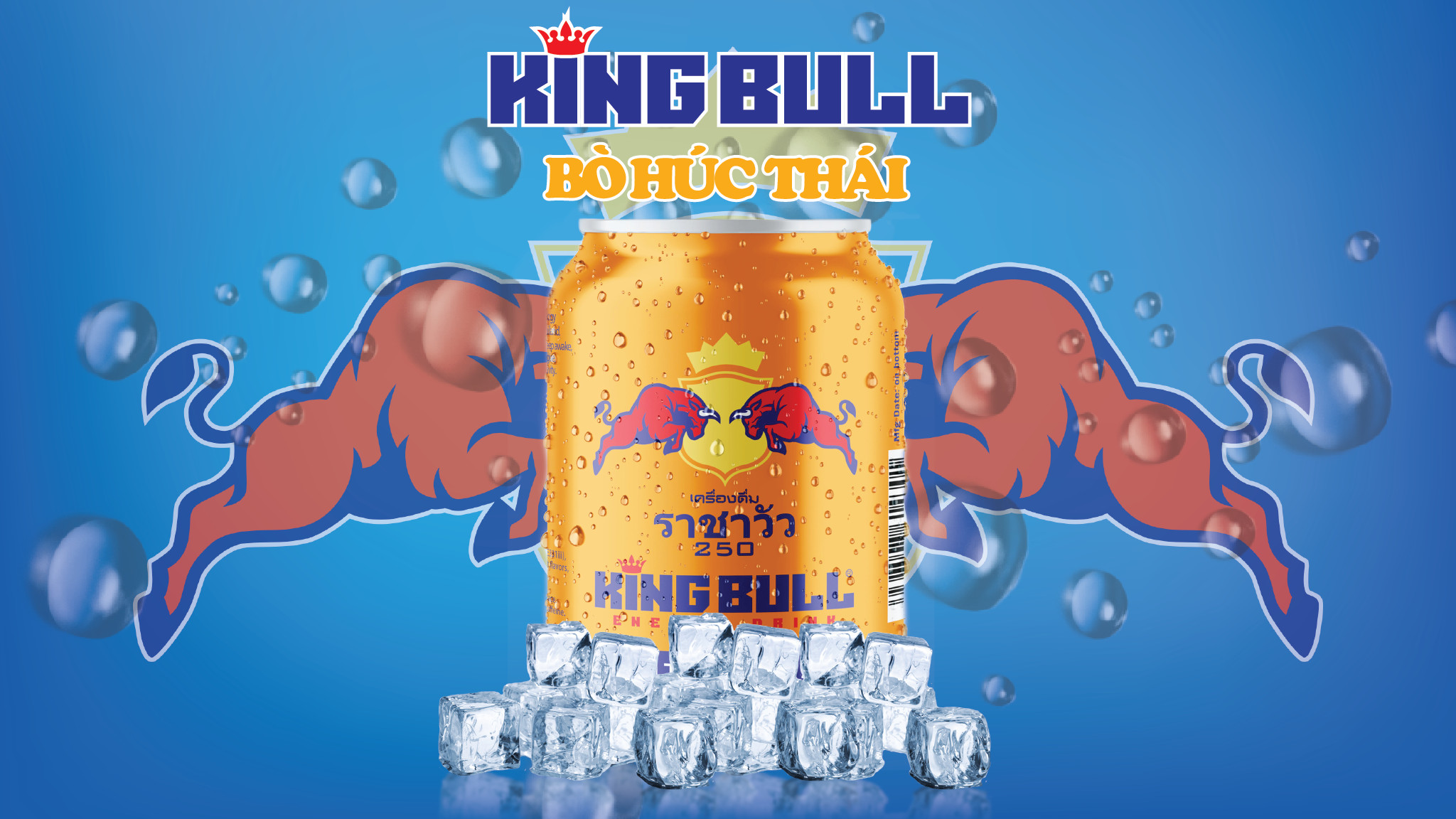 Nước tăng lực Bò húc thái KingBull