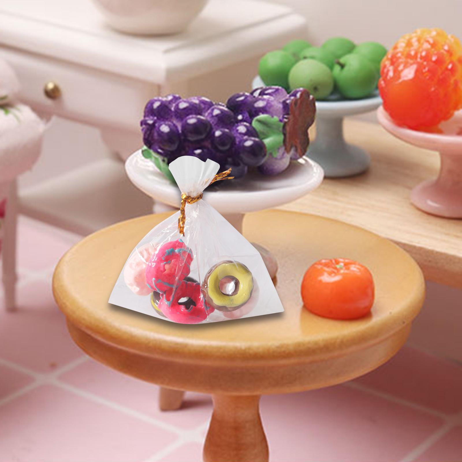 Dollhouse Food Set Food Decor Collectibles for Kitchen Ornaments 3 Set