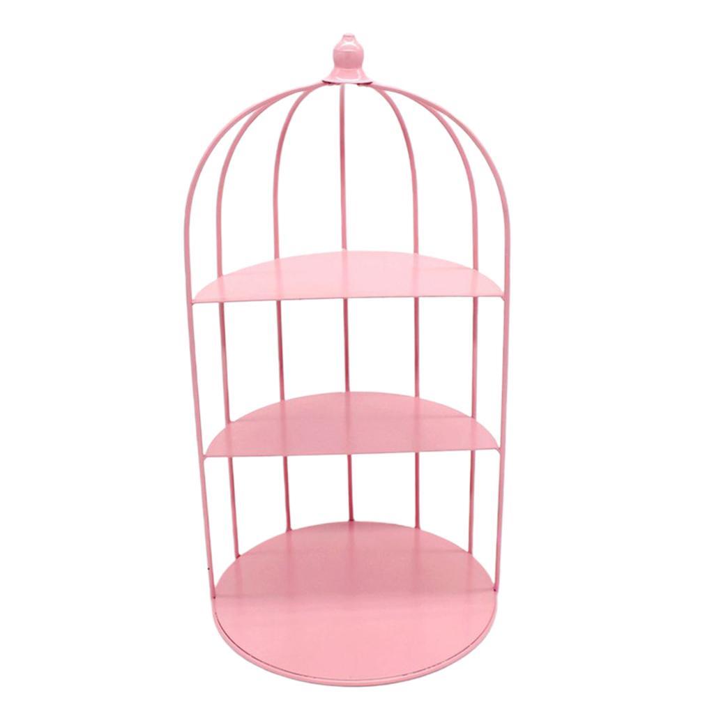 3 Tier Bird Cage Shaped Wedding Party Dessert Stands-Cupcake Stand