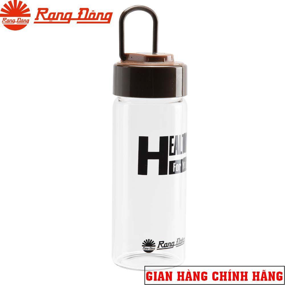 Bình nước cầm tay 450ml Rạng Đông 045G2 Nắp nhựa ABS-Inox