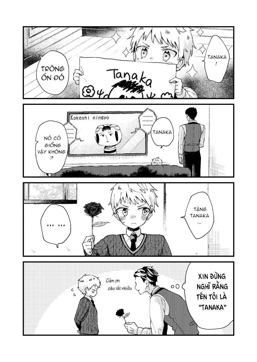 nhóc tóc vàng và chàng quản gia người nhật chapter 1.3 4