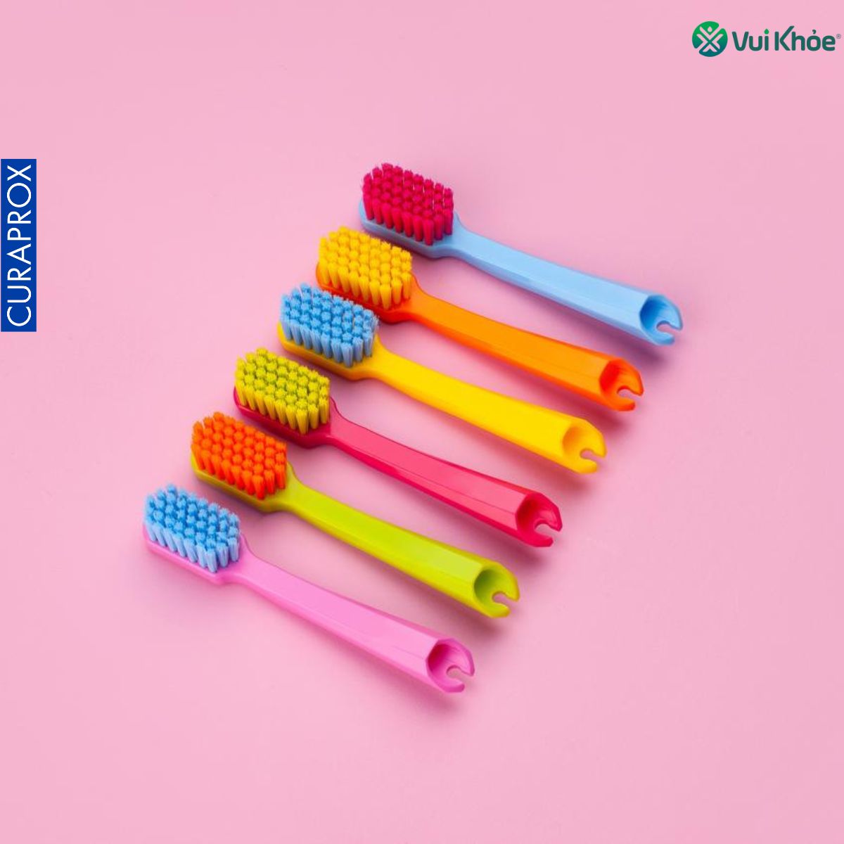 Bộ 2 đầu bàn chải Curaprox cho bộ du lịch Travel Set | Hộp 2 đầu chải CS 5460 | Mã SP 73360662
