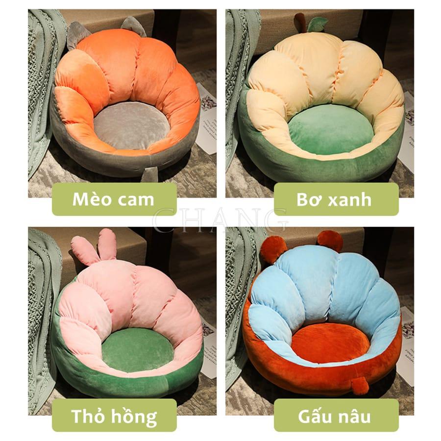 Đệm Lót Ghế Lười, Ghế Dựa Tường, Ghế Đệm Ngồi Bệt Tatami Hình Con Vật Phong Cách Nhật Bản