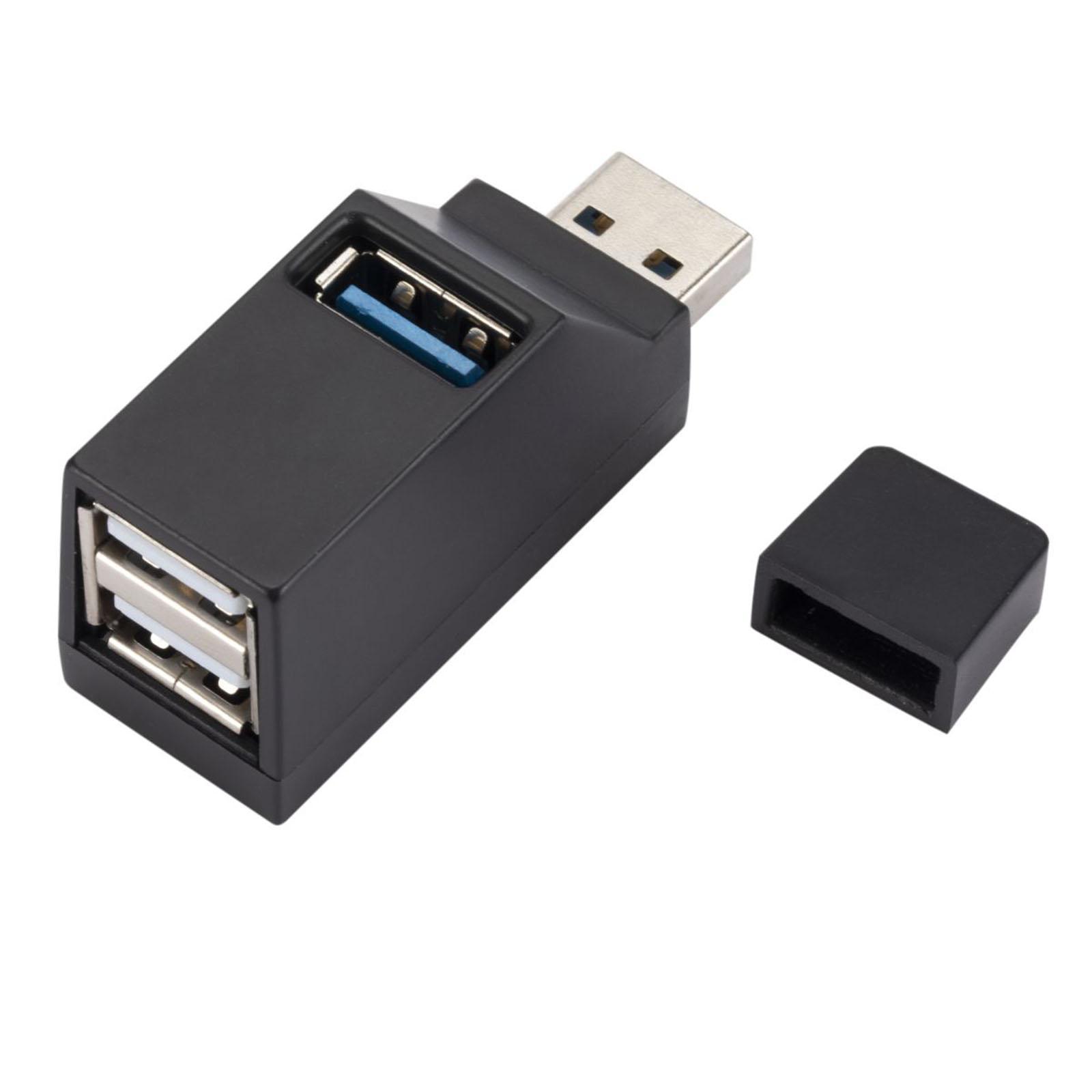 USB 3.0 Hub Splitter 3 Port High Speed USB 3.0 Extender for Notebook