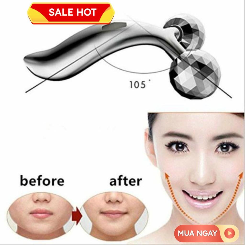 Máy matxa lăn mặt 3d cầm tay