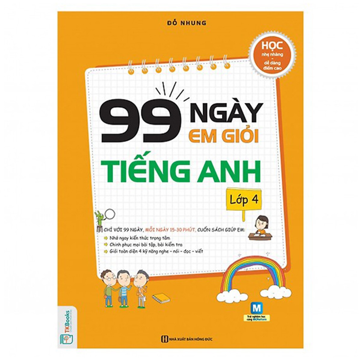 Combo 3 Cuốn 99 Ngày Em Giỏi Toán - Tiếng Việt - Tiếng Anh Lớp 4(tặng sổ tay mini dễ thương KZ)