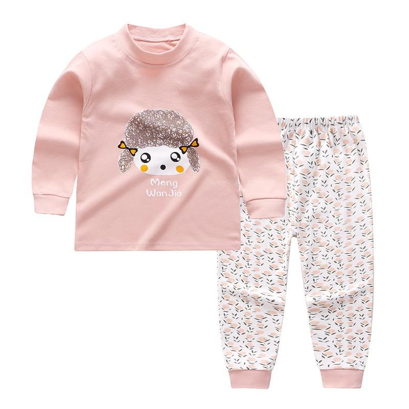 Bộ Cotton Thu Đông cho bé trai bé gái hình ngộ nghĩnh