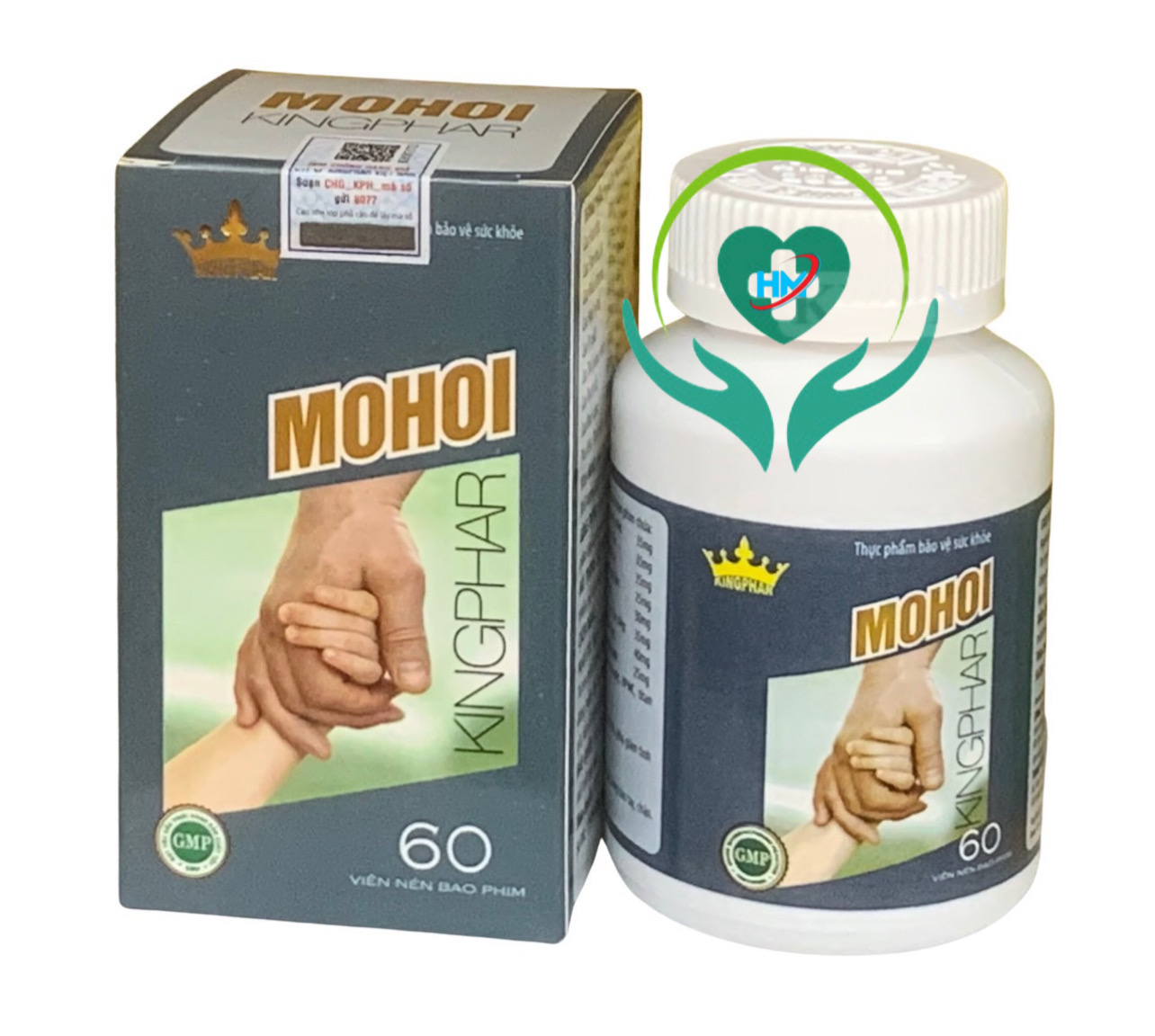 Viên uống Mohoi Kingphar, hộp 60v, hỗ trợ giảm tăng tiết mồ hôi