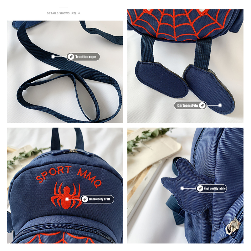 1-5 Tuổi Chống Mất Hoạt Hình Trẻ Em Học Mini Dễ Thương Mẫu Giáo Schoolbag Nylon Chống Thấm Nước Ba Lô Trẻ Em túi Xách Du Lịch