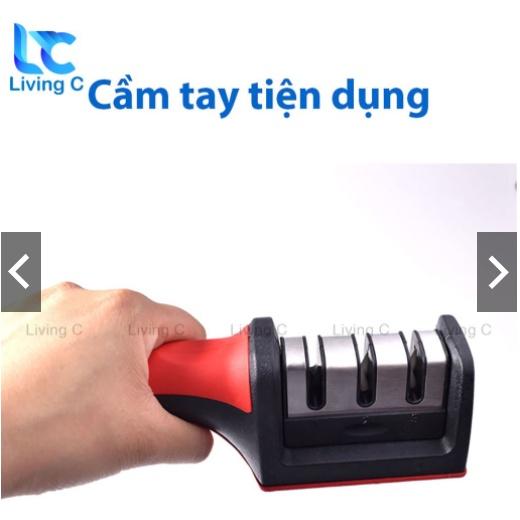 Dụng cụ mài dao kéo 3 cấp độ cầm tay, mài dao nhanh bén siêu tiện lợi