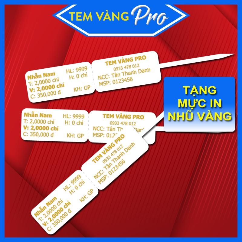 Cuộn Tem Vàng Nữ Trang, Trang sức - Tem nhãn vàng cho Tiệm vàng