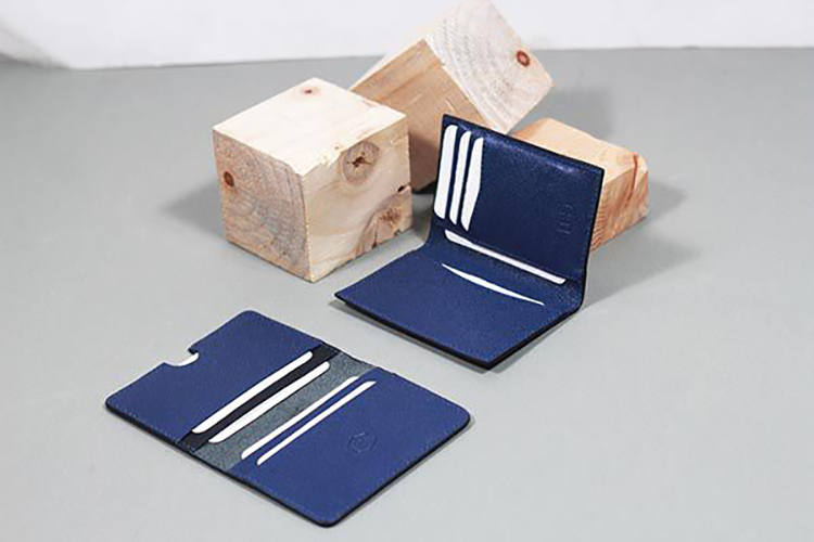 Couple Ví Harp &amp; Gapple Handcrafted Wallet Navy