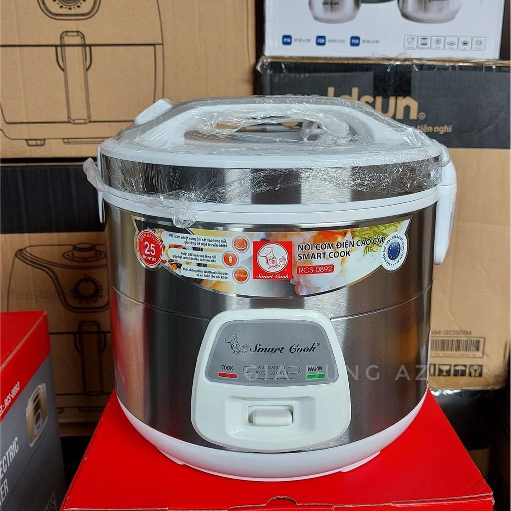 [Hàng chính hãng]Nồi cơm điện nắp gài 1.8L Smartcook thương hiệu của tập đoàn Elmich RCS-0892, màu ngẫu nhiên